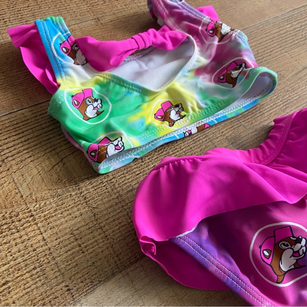 Buc-ee’s Ruffle Bikini 6-9M - Picture 6 of 6